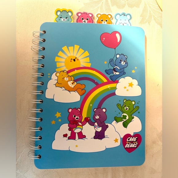 Care Bears Other - Care Bears Blue Notebook with Tabbed dividers